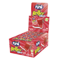 40 Bonbons Fini Roller Fourrés Fraise | Milleproduits.com : bonbons, chocolats, snacks en ligne à prix grossiste