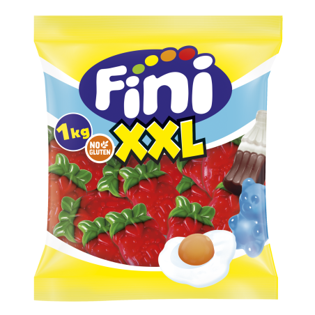 1KG Fini Fraise Sauvage XXL | Milleproduits.com : bonbons, chocolats, snacks en ligne à prix grossiste