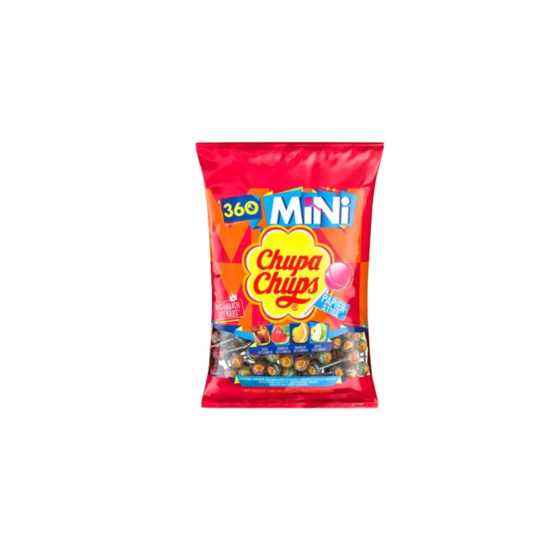 360 Mini Chupa Chups | Milleproduits.com : bonbons, chocolats, snacks en ligne à prix grossiste