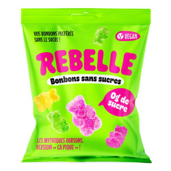 12 Sachets Rebelle Oursons Acides 50g | Milleproduits.com : bonbons, chocolats, snacks en ligne à prix grossiste