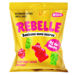 12 Sachets Rebelle Oursons 50g | Milleproduits.com : bonbons, chocolats, snacks en ligne à prix grossiste