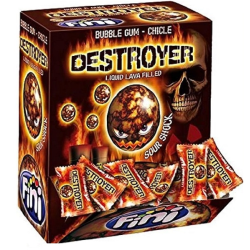 200 Bubble Gum Destroyer Fini | Milleproduits.com : bonbons, chocolats, snacks en ligne à prix grossiste