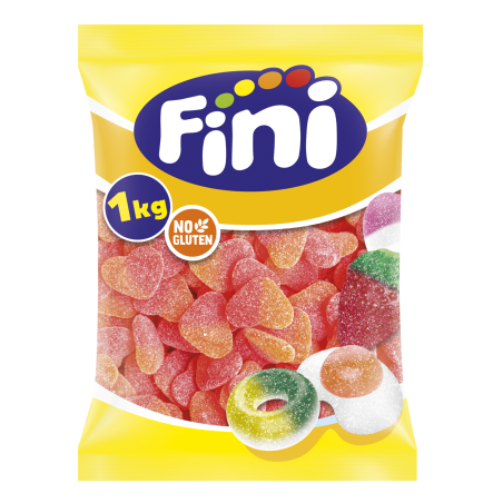 1KG Bonbons Fini Cœurs de Pêche | Milleproduits.com : bonbons, chocolats, snacks en ligne à prix grossiste