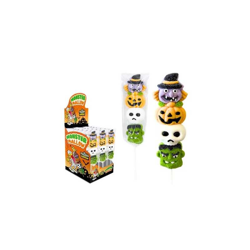 24 Brochettes Monster Mallow | Milleproduits.com : bonbons, chocolats, snacks en ligne à prix grossiste