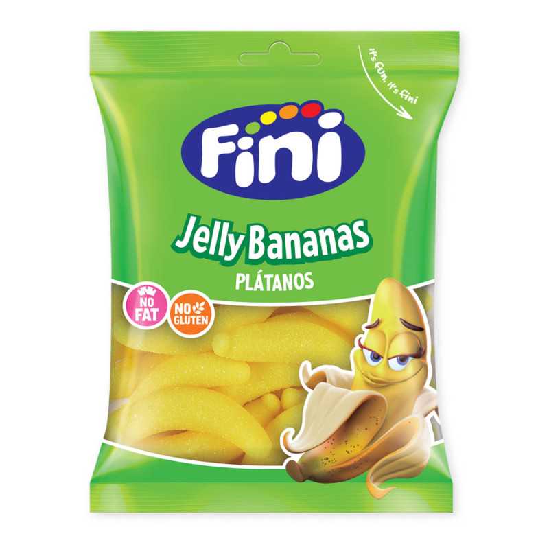 12 Sachets Fini Bananes  90g | Milleproduits.com : bonbons, chocolats, snacks en ligne à prix grossiste