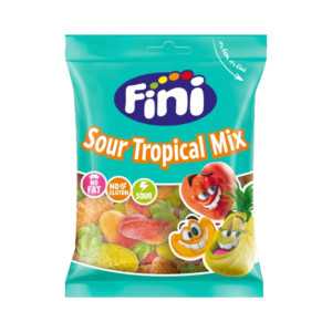 12 Sachets Fini Tropical Mix Halal 90g | Milleproduits.com : vos bonbons et chocolats préférés à prix grossiste !