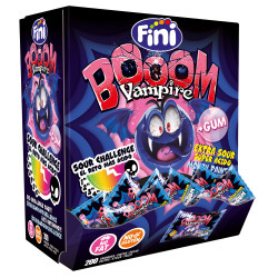 200 Bubble Gum Finiboom Vampire | Milleproduits.com : bonbons, chocolats, snacks en ligne à prix grossiste