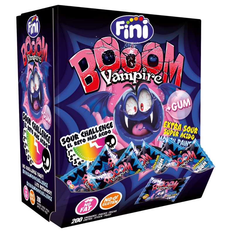 200 Bubble Gum Finiboom Vampire | Milleproduits.com : bonbons, chocolats, snacks en ligne à prix grossiste