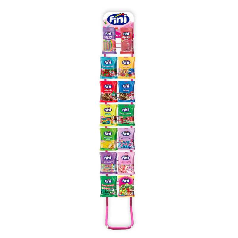 Présentoir Fini 14 broches + 28 Best Sellers | Milleproduits.com : bonbons, chocolats, snacks en ligne à prix grossiste