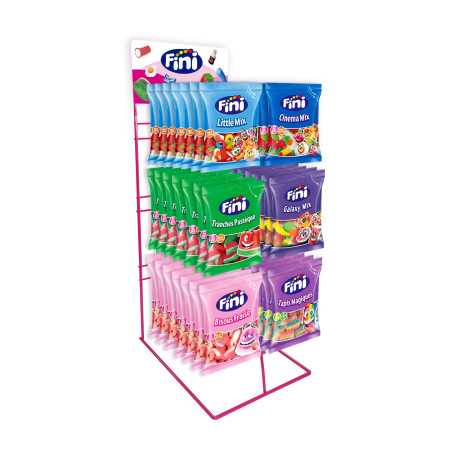 Présentoir Sachets Bonbons Fini 90g 6 Broches | Milleproduits.com : vos bonbons et chocolats préférés en ligne à prix grossiste