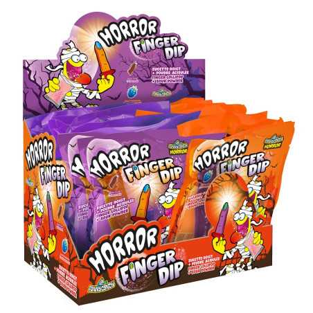 18 Horror Finger Dip | Milleproduits.com : bonbons, chocolats, snacks n ligne à prix grossiste