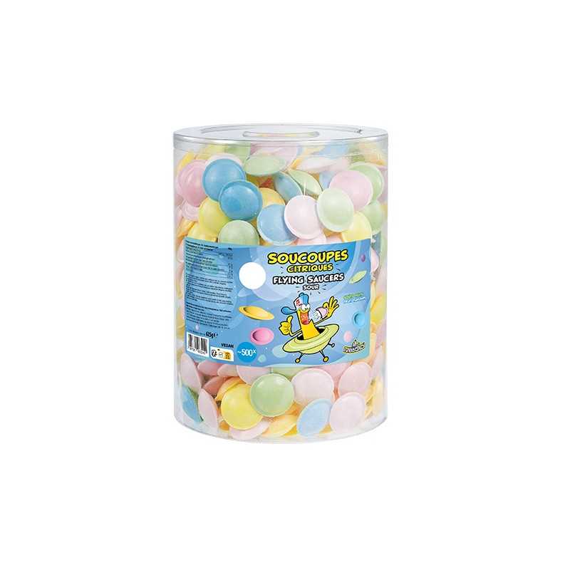 Soucoupe Goût Fruités x 500 pièces | Milleproduits.com : bonbons, chocolats, snacks en ligne à prix grossiste