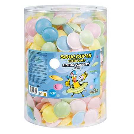 Soucoupe Goût Fruités x 500 pièces | Milleproduits.com : bonbons, chocolats, snacks en ligne à prix grossiste