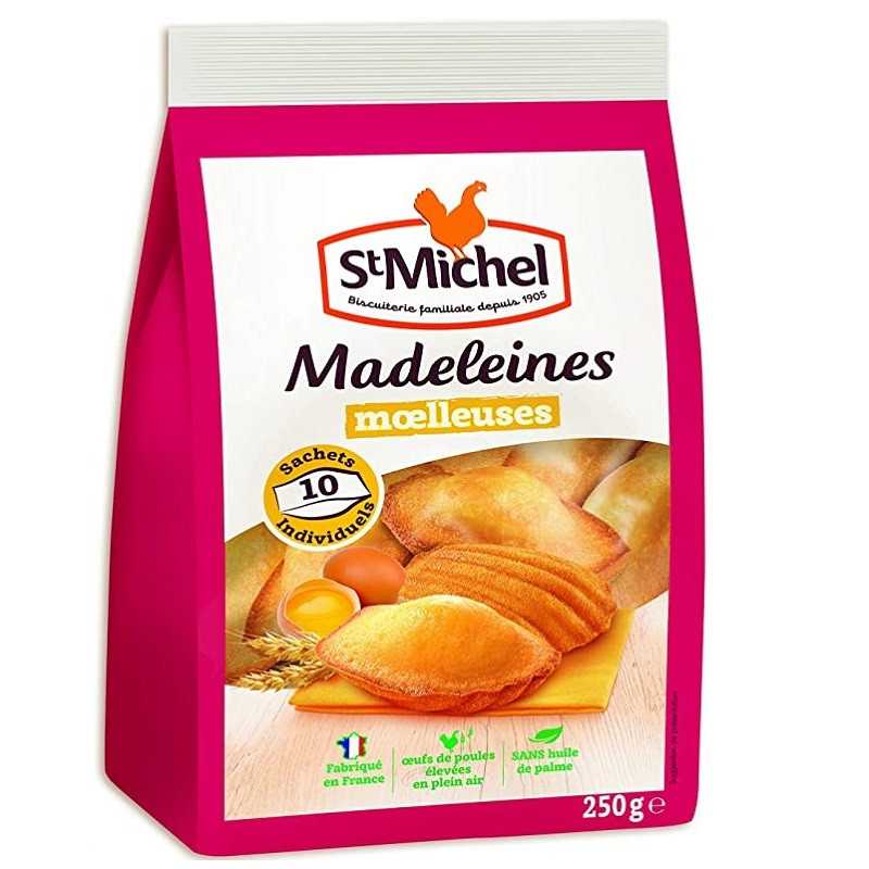 10 Sachets 10 Madeleines Nature St Michel | Milleproduits.com : bonbons, chocolats, snacks en ligne à prix grossiste