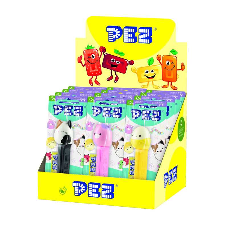 12 Distributeurs PEZ Squishmallows | Milleproduits.com : bonbons, chocolats, snacks en ligne à prix grossiste