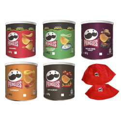 5x12 Pringles 40g + 2 Bobs Offerts