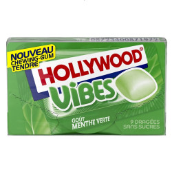 16 Hollywood Vibes Menthe Verte 21G | Milleproduits.com : bonbons, chocolats, snacks en ligne à prix grossiste