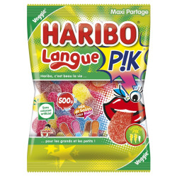 24 Haribo Langue Pik 500G | Milleproduits.com : bonbons, chocolats, snacks en ligne à prix grossiste