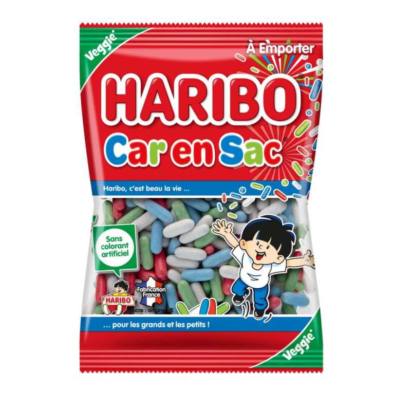 Sachet Bonbons Haribo Carensac 120G | Milleproduits.com : bonbons, chocolats, snacks en ligne à prix grossiste