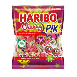 30 Sachets Bonbons Haribo Cherry Pik 120g | Milleproduits.com : bonbons, chocolats, snacks en ligne à prix grossiste