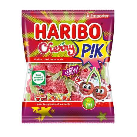 30 Sachets Bonbons Haribo Cherry Pik 120g | Milleproduits.com : bonbons, chocolats, snacks en ligne à prix grossiste