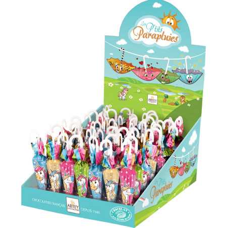 70 Parapluies Licornes Choviva | Milleproduits.com : bonbons, chocolats, snacks en ligne à prix grossiste
