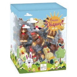 42 Cocottes décorées 10g Abtey | Milleproduits.com : bonbons, chocolats, snacks en ligne à prix grossiste