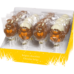 28 Sucettes de Pâques 30g 19cm | Milleproduits.com : bonbons, chocolats, snacks en ligne à prix grossiste