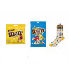 Pack 2 M&M's 80G + 1 paire de chaussettes | Milleproduits.com : bonbons, chocolats, snacks en ligne à prix grossiste