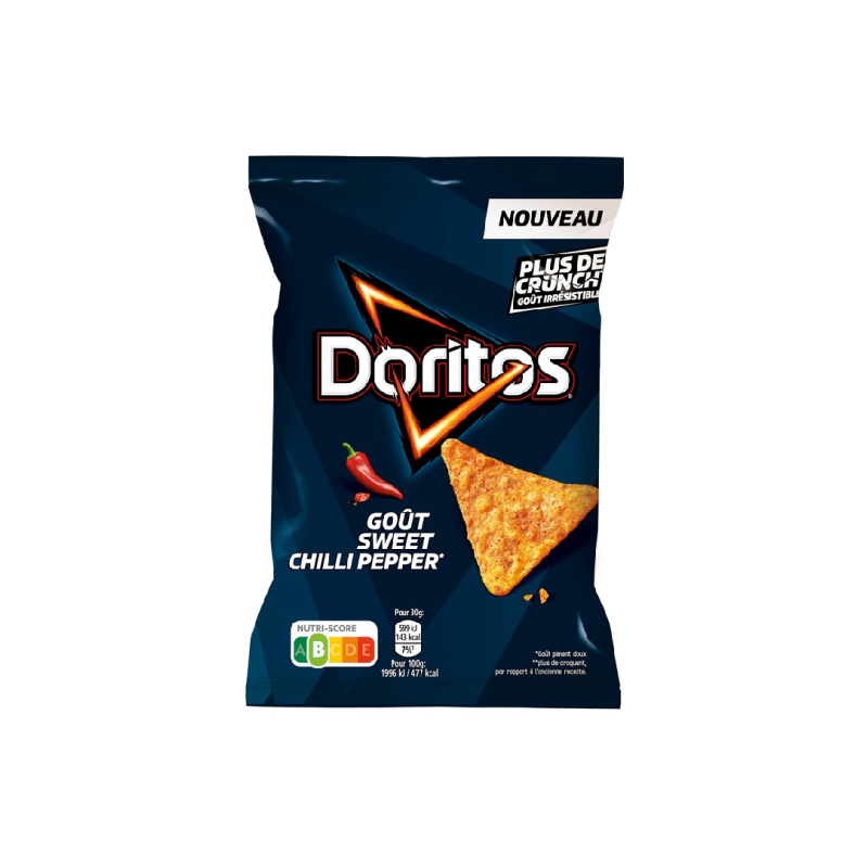 Pack 5 Doritos Aromatisées | Milleproduits.com : bonbons, chocolats, snacks en ligne à prix grossiste