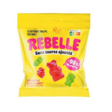 12 Sachets Rebelle Oursons 50g | Milleproduits.com : bonbons, chocolats, snacks en ligne à prix grossiste