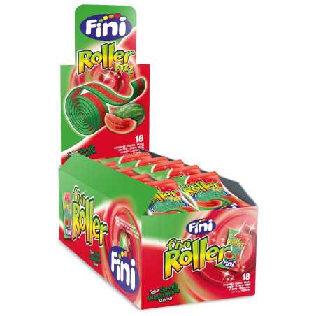 18 Bonbons Fini Roller Pastèque| Milleproduits.com : bonbons, chocolats, snacks en ligne à prix grossiste