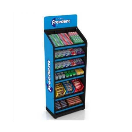 Présentoir Mix Mars Freedent | Milleproduits.com : bonbons, snacks, chocolats en ligne à prix grossiste