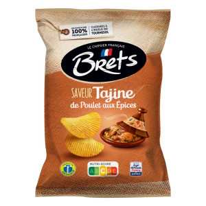 10 Chips Bret's Tajine Poulet et épices 125g | Milleproduits.com : bonbons, chocolats, snacks en ligne à prix grossiste