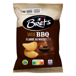 10 Chips Bret's BBQ Flambé au Whisky 125g | Milleproduits.com : bonbons, chocolats, snacks en ligne à prix grossiste