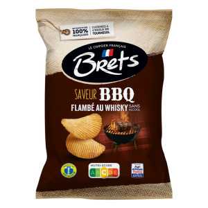 10 Chips Bret's BBQ Flambé au Whisky 125g | Milleproduits.com : bonbons, chocolats, snacks en ligne à prix grossiste