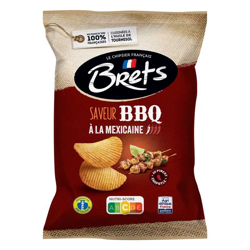 10 Chips Bret's BBQ à la Mexicaine 125g | Milleproduits.com : bonbons, chocolats, snacks en ligne à prix grossiste