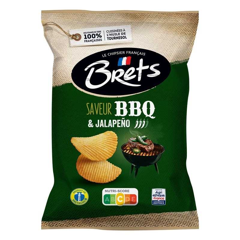 10 Chips Bret's BBQ et Jalapeño 125g | Milleproduits.com : bonbons, chocolats, snacks en ligne à prix grossiste