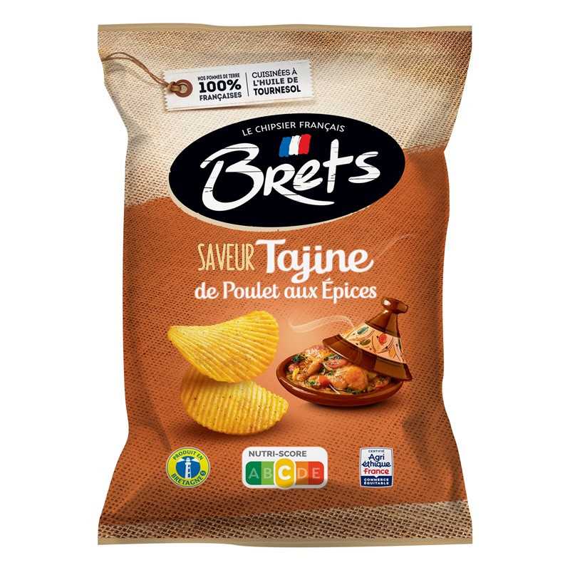 Pack Chips Bret's Saveurs 2026 | 80 sachets 125g | Milleproduits : grossiste en ligne
