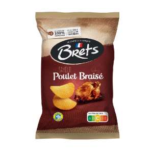 18 Chips Bret's Poulet Braisé Pocket 40g | Milleproduits.com : bonbons, chocolats, snacks en ligne à prix grossiste
