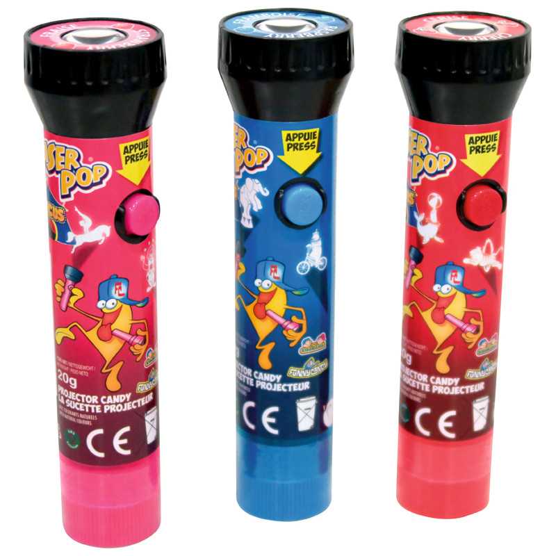 12 Sucettes Laser Pop  | Milleproduits.com : bonbons, chocolats, snacks en  ligne à prix grossiste