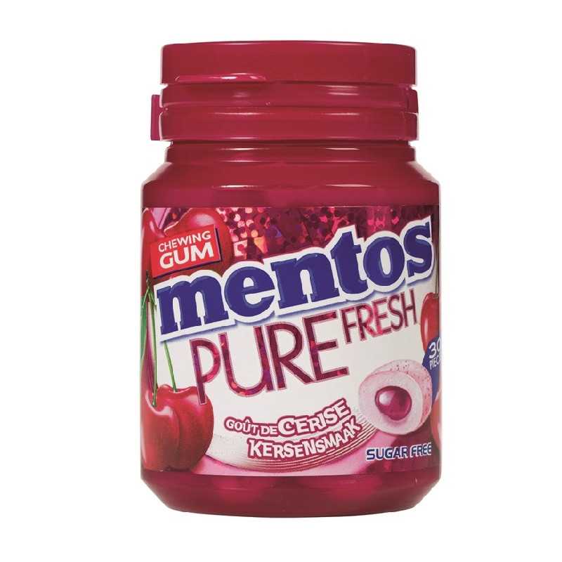 6 Boîtes Mentos Pure Fresh Cerise | Milleproduits.com : bonbons, chocolats, snacks en ligne à prix grossiste