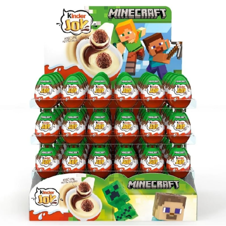 72 Kinder Joy Minecraft | Milleproduits.com : bonbons, chocolats, snacks en ligne à prix grossiste