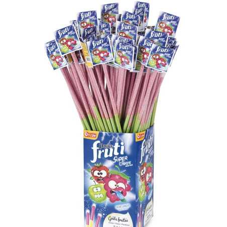 140 Poppi Fruity - Pailles géantes | Milleproduits.com : bonbons, chocolats, snacks en ligne à prix grossiste