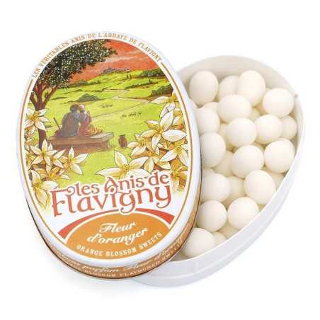 12 Boîtes Anis de Flavigny Parfum Fleur d'Oranger | Milleproduits.com : vos bonbons et chocolats préférés à prix grossiste