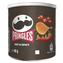 12 Pringles Hot & Spicy 40g | Milleproduits.com : vos bonbons et chocolats préférés à prix grossiste