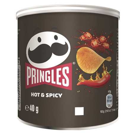 12 Pringles Hot & Spicy 40g | Milleproduits.com : vos bonbons et chocolats préférés à prix grossiste