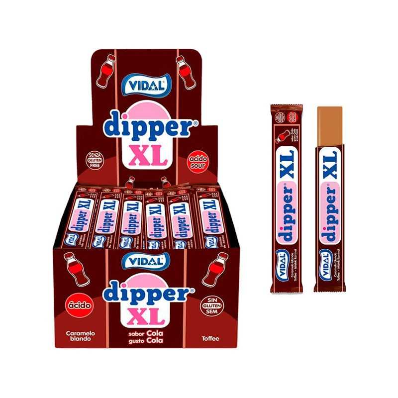 100 Bonbons Vidal Dipper Cola XL | Milleproduits.com : bonbons, chocolats, snacks en ligne à pix grossiste