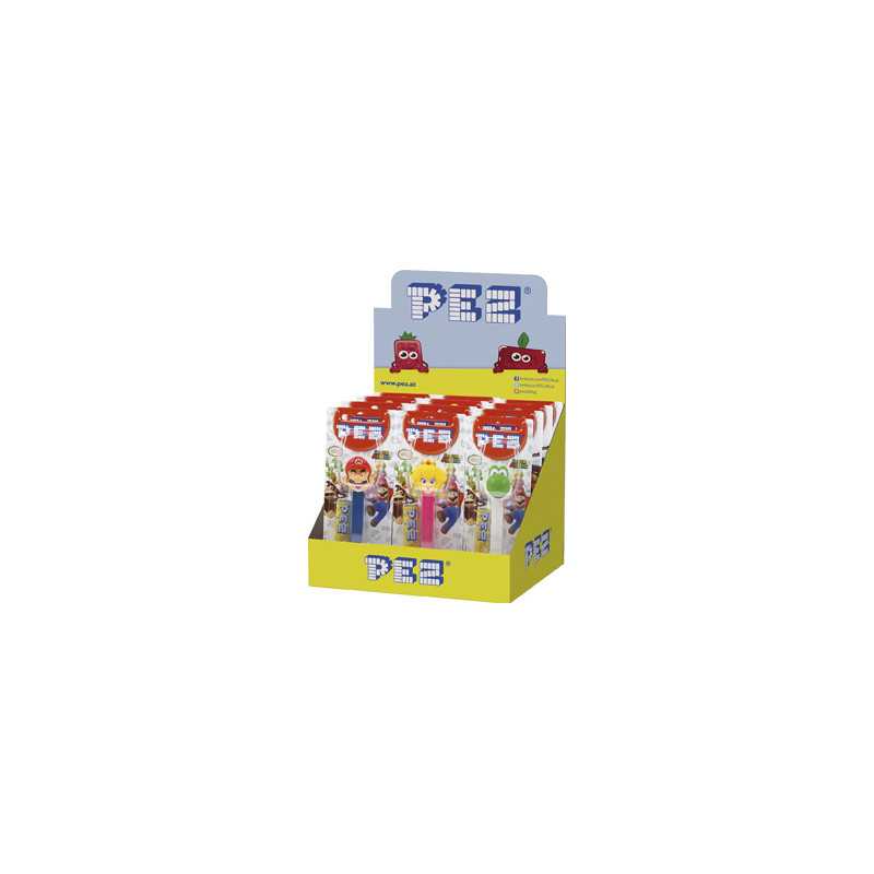 12 Distributeurs PEZ Super Mario| Milleproduits.com : bonbons, chocolats, snacks en ligne à prix grossiste