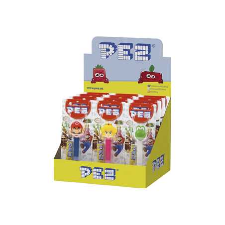 12 Distributeurs PEZ Super Mario| Milleproduits.com : bonbons, chocolats, snacks en ligne à prix grossiste